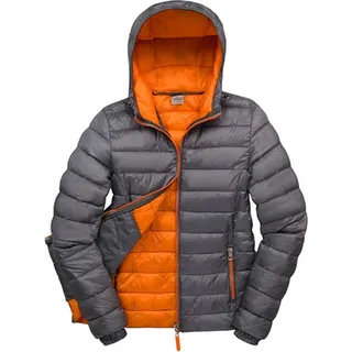 Result R194F | Ladies Snow Bird Padded Jacket - Farbe: Grey/Orange - Größe: L