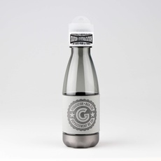 STATION D'HYDRATATION Wasserstation 04218010038 Wiederverwendbare Flasche, PETG, Grau, Silber, One Size