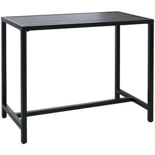 Mendler Stehtisch HWC-P91, Gartentisch Bartisch Tisch, Outdoor Metall 105x130x65cm ~ anthrazit