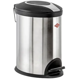 Wesco Mülleimer Abfalleimer Treteimer 5 Liter Edelstahl matt / Kunststoff