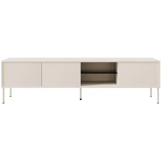 Selsey Tv-Schrank Modivi Kaschmirgrau 175 cm , Taupe , Metall , 4 Fächer , Rechteckig , 175x47.5x31.2 cm , Wohnzimmer, TV Möbel, Lowboards, Lowboards stehend