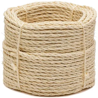 La Cordeline Sisalseil Natur Ø 6mm 50m - Kratzbaum Garten DIY Seil Dekoration