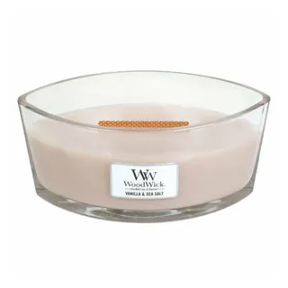 Woodwick Vanilla & Sea Salt Duftkerze 454 g beige