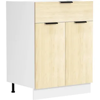 VCM Unterschrank Küchenschrank 60 x 46 x 82 cm Braun