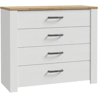 Forte Kommode Bohol 101,4 x 87 x 42 cm Riviera Eiche / Cabezone Eiche