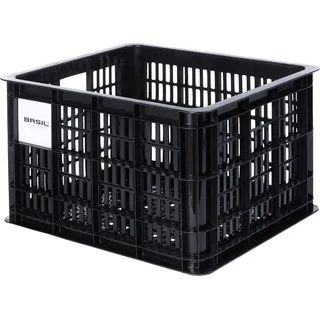 Basil Crate Lenkerkorb 40l Schwarz
