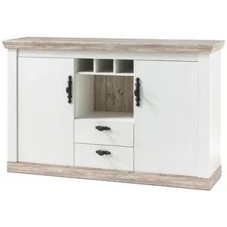 furn.design Sideboard 168 x 104 cm Weiß