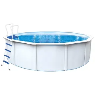 Steinbach Nuovo de Luxe II Ø 550 x 120 cm inkl. Skimmer und Poolleiter