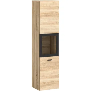 xonox.home Badschrank m. Bodenstehend/Hängend 30 cm x 125 cm x 29 cm Sonoma Eiche