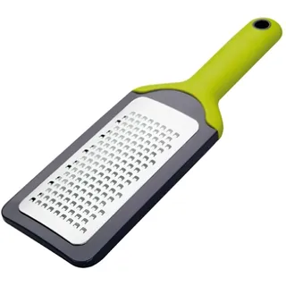 Ibili Easycook Küchenreibe, grobe Rreibe für Gemüse, Zitronen, Käse, Schokolade, Knoblauch, Ingwer, Parmesan, mit Auffang-Modus, 27 x 8 cm