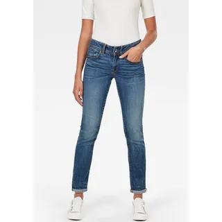 G-Star Midge Straight Jeans - Mittelblau - Damen -