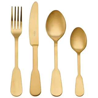 Mikasa Menaje Soho Besteckset 16 Stücke - Gold - One Size