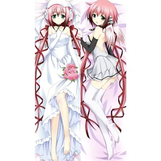 Heaven's Lost Property Ikaros Doppelseitige Umarmungen, Prinzessin Anime Pretty Maiden Kissenbezug Dakimakura für Anime Fansotaku-150x50cm