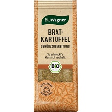 BioWagner - Bio Bratkartoffel Gewürzzubereitung | ideal für Aufläufe, Pürée oder Backkartoffeln | naturbelassene Bio-Zutaten | recyclebare Verpackung | 50 g