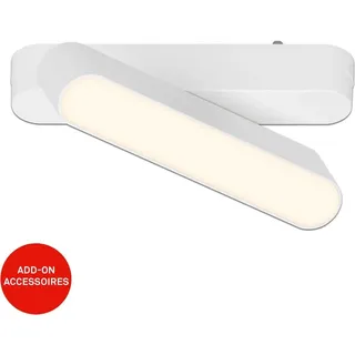 Briloner Luxtrail Schienensystem, Warmweiß, Schwenkbar, Zubehör, Weiß, 13 cm - Weiß