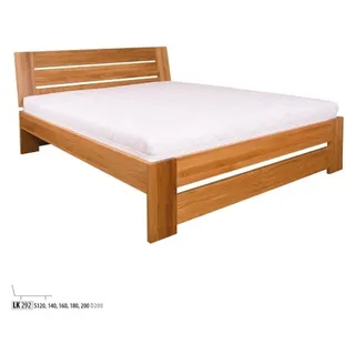 Betten Holzbett Echtes Holz Bett Hotel Design Stil Massive 120x200 Schlafzimmer - Braun