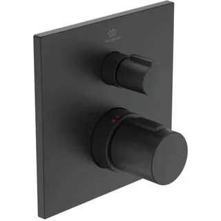 Ideal Standard Ceratherm C100 Einzelthermostat Unterputz für 1 Verbraucher Schwarz A6956XG