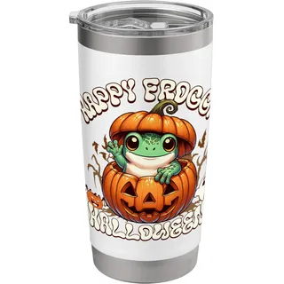 Halloween Design Frosch Doppelwandiger Edelstahl-Thermobecher