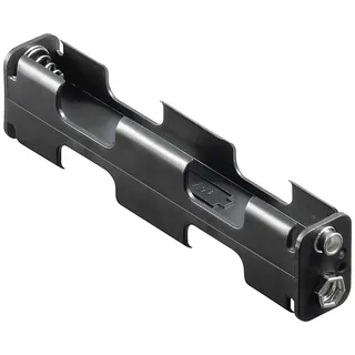 goobay 4x AA (Mignon) Batteriehalter - Druckknopf
