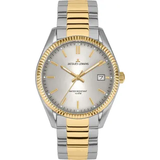 Jacques Lemans Derby Bicolor/Hellgrau Quarz 10 mm 50-4J