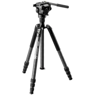 Sirui SP024+B5X Carbon Dreibeinstativ mit Videoneiger / Arca Swiss kompatibel schwarz