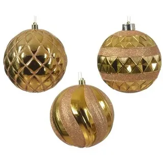 Ball Baum Kaemingk Kugel Light Gold Gemischt, Modell 024511, für Elegante