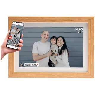 Denver Frameo PFF-1042LW (10.10", 1280 x 800 Pixel), Digitaler Bilderrahmen Braun
