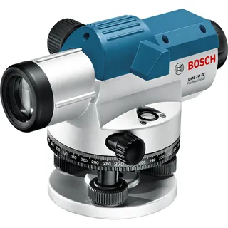 Bosch Optisches Nivelliergerät GOL 20 G, mit Baustativ BT160, Messstab GR 500