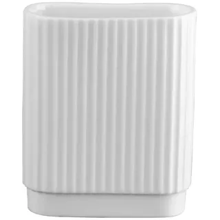 ASA Piccolini Vase Art Deco Mini weiß 11 cm