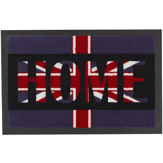 ASTRA 1672015003 Matte, Türmatte, Fußmatte, Flag Design Home, 39 x 58 cm, lila