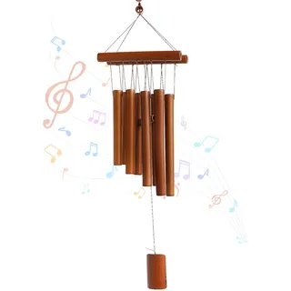 Noaxylic Windspiele Bambus Windspiel Bambus Windspiel Garten Klangspiel