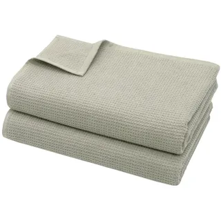 ZOLLNER Saunatuch 70 x 180 cm grau 2 St.