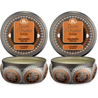 Tesori d'Oriente Lotus Aromatische Kerze Blume (Packung mit 2)