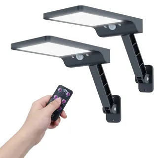 colbor Solarleuchte IP65 mit Bewegungsmelder 2er Set frostbeständig