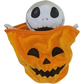 Dekofigur halloween 23cm mit Klang, Bewegung und Licht. - Orange
