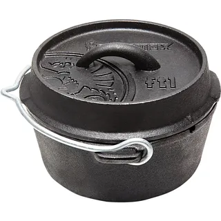Petromax Dutch Oven 12 x 18 cm Gusseisen schwarz