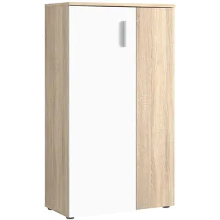 Forte Boots 68,9 x 120,4 x 34,1 cm weiß / weiß matt