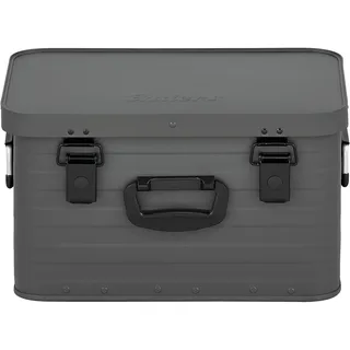 Enders® Alubox Toronto S Grey, 29 Liter, Aluminium Box 1 mm Wandstärke, spritzwasserdicht, stapelbar - Alukiste, Metallkiste, Metallbox mit Deckel - verwendbar als Transportbox, grau #3885