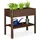 Hochbeet 88 x 80 x 43,5 cm Dunkelbraun