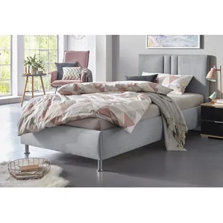 Elba 100 x 200 cm Bonell-Federkernmatratze | H3 | ohne LED-Beleuchtung Strukturstoff grau