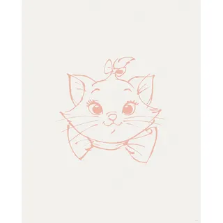 Komar Bild »Majestic Marie« Disney 1 Stk. tlg. Wandbild zur Dekoration im Kinderzimmer - ohne Rahmen, rosa