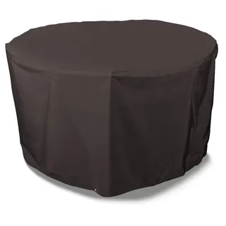 Bosmere Protector 6000 | Runde Abdeckung für Gartentisch + Stühle - Schwarz - 100% wasserdicht, UV-geschützt, Outdoor Schutz - 6 Jahre Garantie, D515XL (D163 cm H 90 cm)