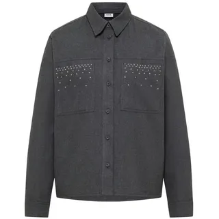 Cecil Flanellbluse Grau XL