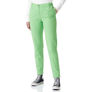 Tommy Hilfiger Damen Hose 1985 Tapered Baumwolle, Grün (Spring Lime), 44