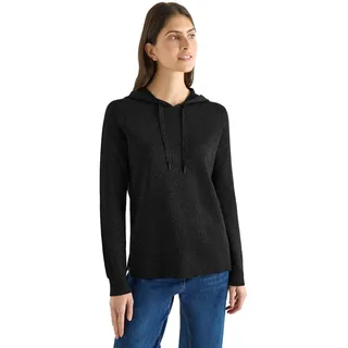 Cecil Damen Jacquard Hoodie mit Glitzer