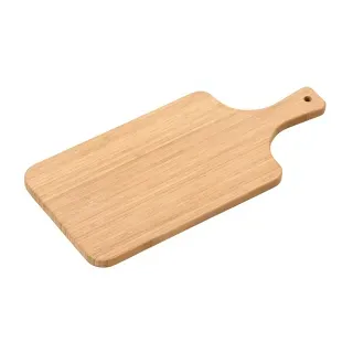 Kesper Schneidebrett mit Griff, Ideales Schneide- und Servierbrett aus Bambus, Maße (B x L x H): 37,8 x 17,7 x 1,6 cm