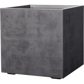 Deroma Pflanzkübel Cubo Millennium mit Rollen 49 cm x 49 cm x 49 cm Anthrazit