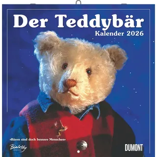 Dumont Kalenderverlag Der Teddybär 2026 - Broschürenkalender - Wandkalender - Format 30 x 30 cm