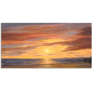 Artland Wandbild "Sonne am Strand" Strand 1 Stk. tlg. als Alubild, Leinwandbild in verschied. Größen, farbe bild(er): braun