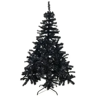 Mojawo Weihnachtsbaum künstlicher Tannenbaum Christbaum 150 cm Schwarz